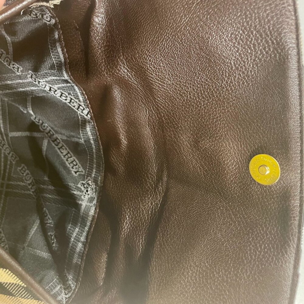 Burberry Crossbody Brown Plaid Bag - Picture 5 of 7
